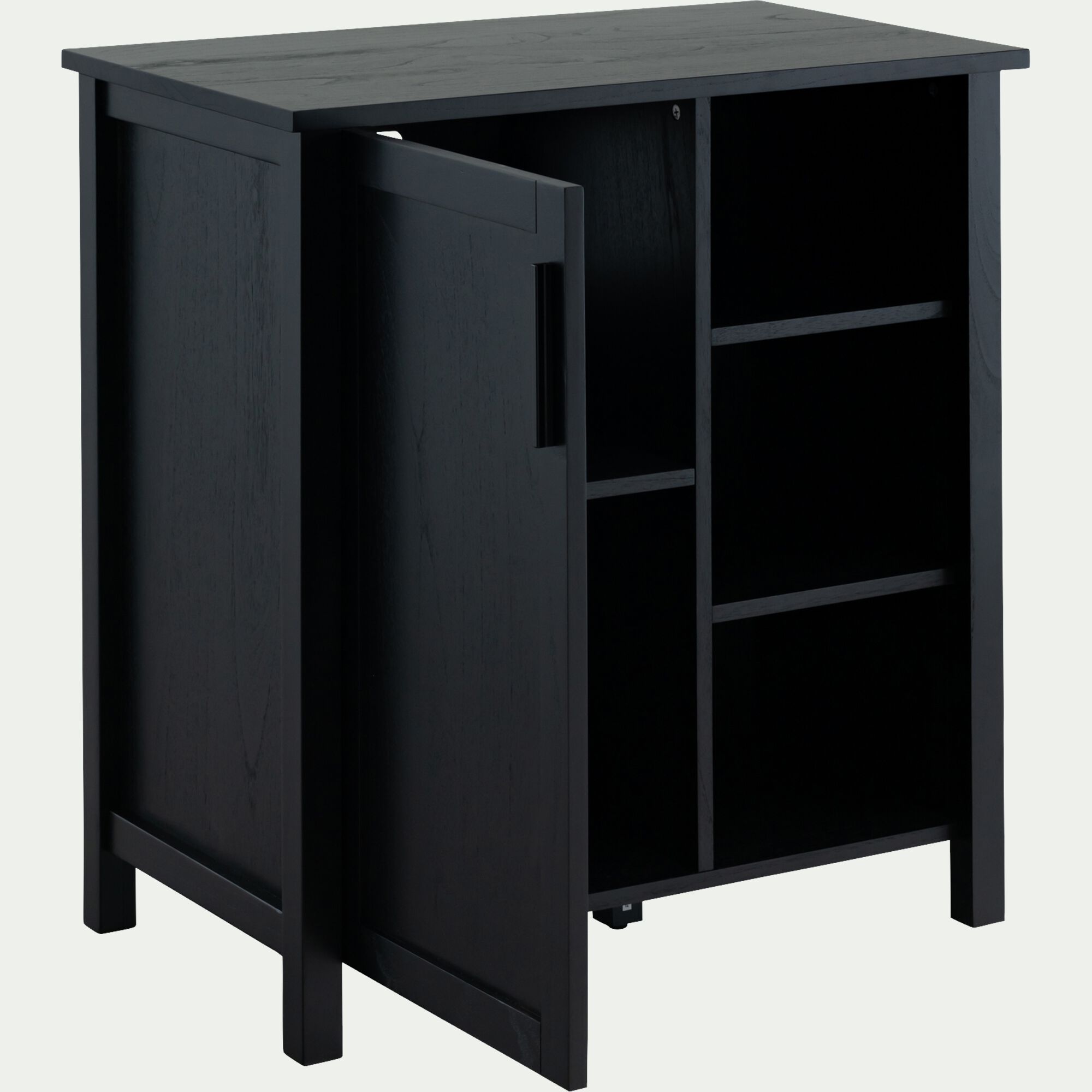 VALLAURIS - Meuble sous-vasque simple et 1 porte en bois de cèdre - L80cm