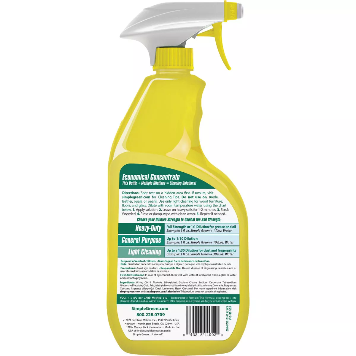 Simple Green 24 Oz. Lemon Liquid Cleaner & Degreaser