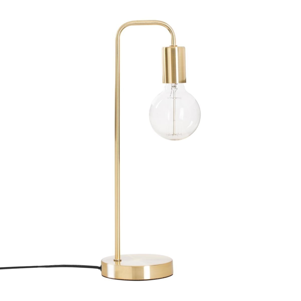 Metal lamp "Keli" Gilt, H.45 cm