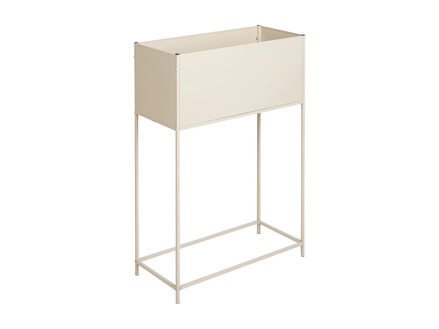 Cache-pot sur pied TAPIEN Métal 70 cm Beige