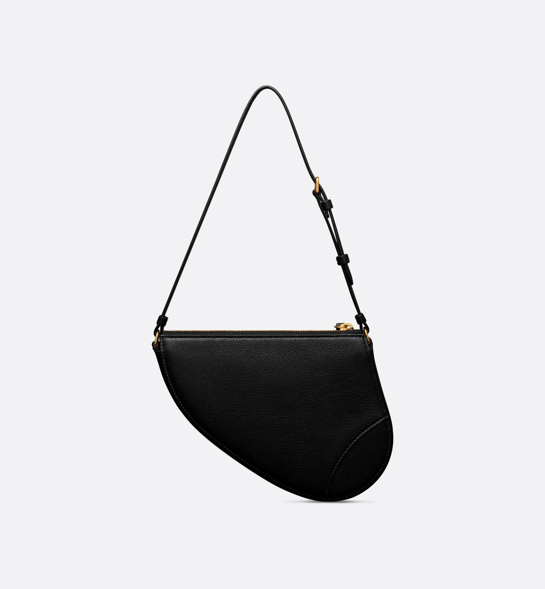 Christian Dior Saddle Rodeo Pouch Black For Women S5909CCEH_M900 – 20 Cm/ 8 Inches1:1High-quality replica