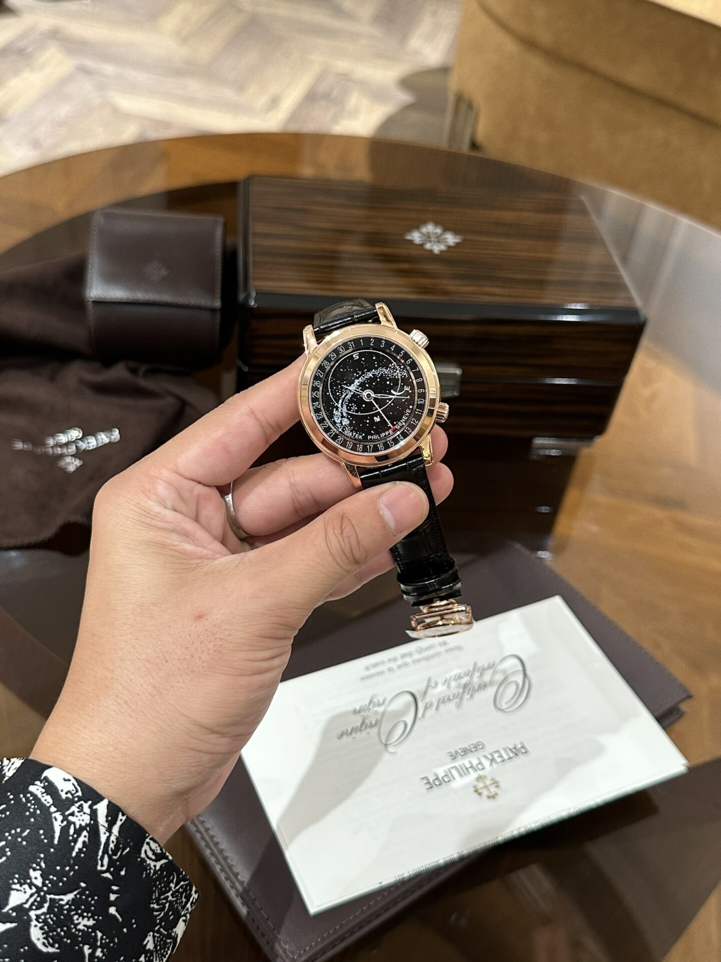 Patek Philippe Grand Complications 6102 Replica Watch Black 44mm - Elite Watch Atelier