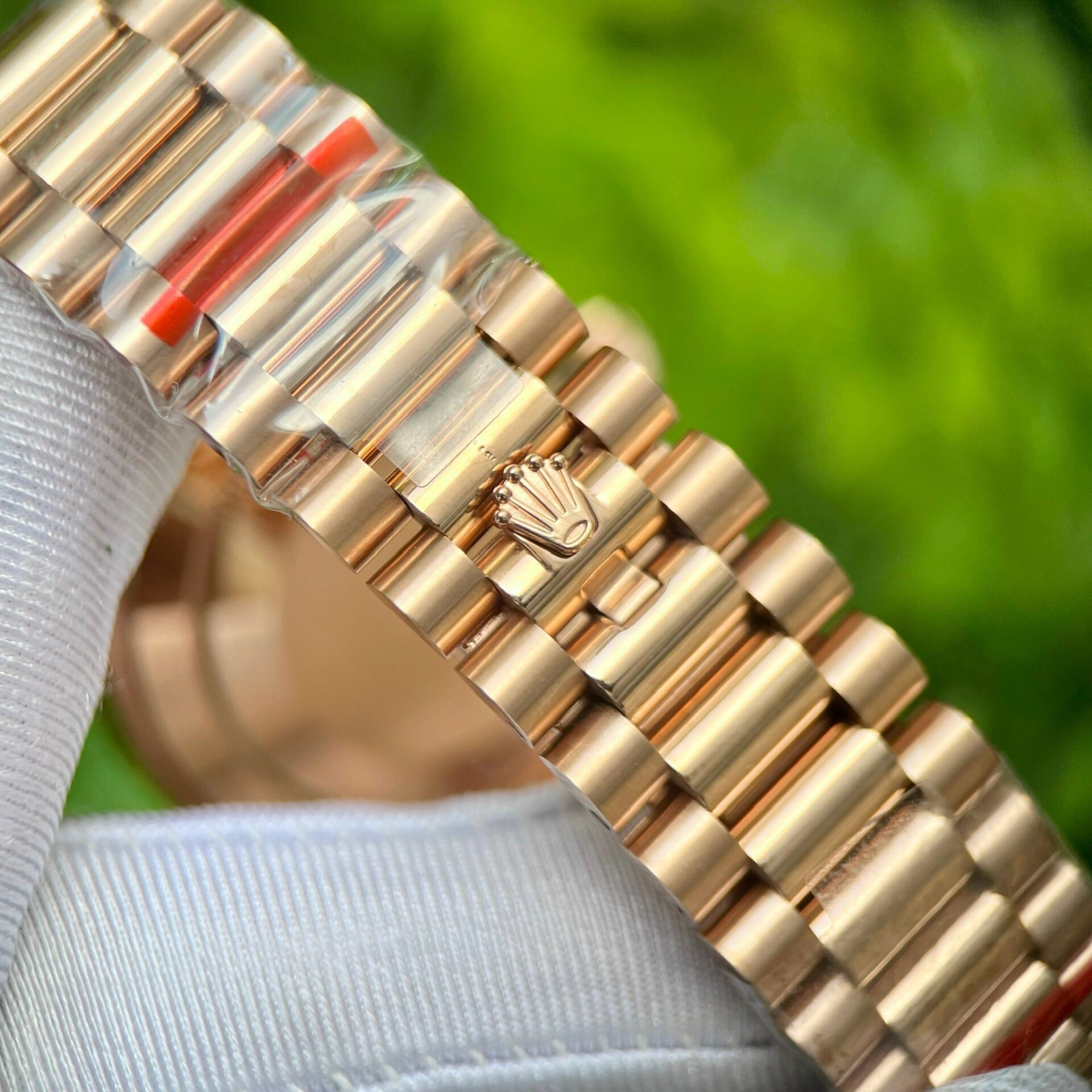 Rolex Day-Date 228235 Pink Dial Stone With Number GM Factory 40mm - Top club