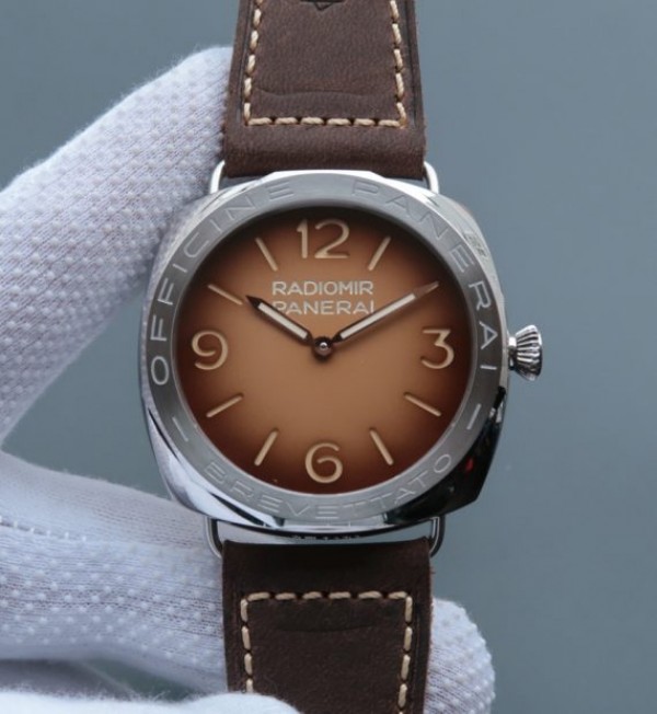 Replica Panerai SF Radiomir PAM687 Brown Dial Leather Strap P.3000 - Top club