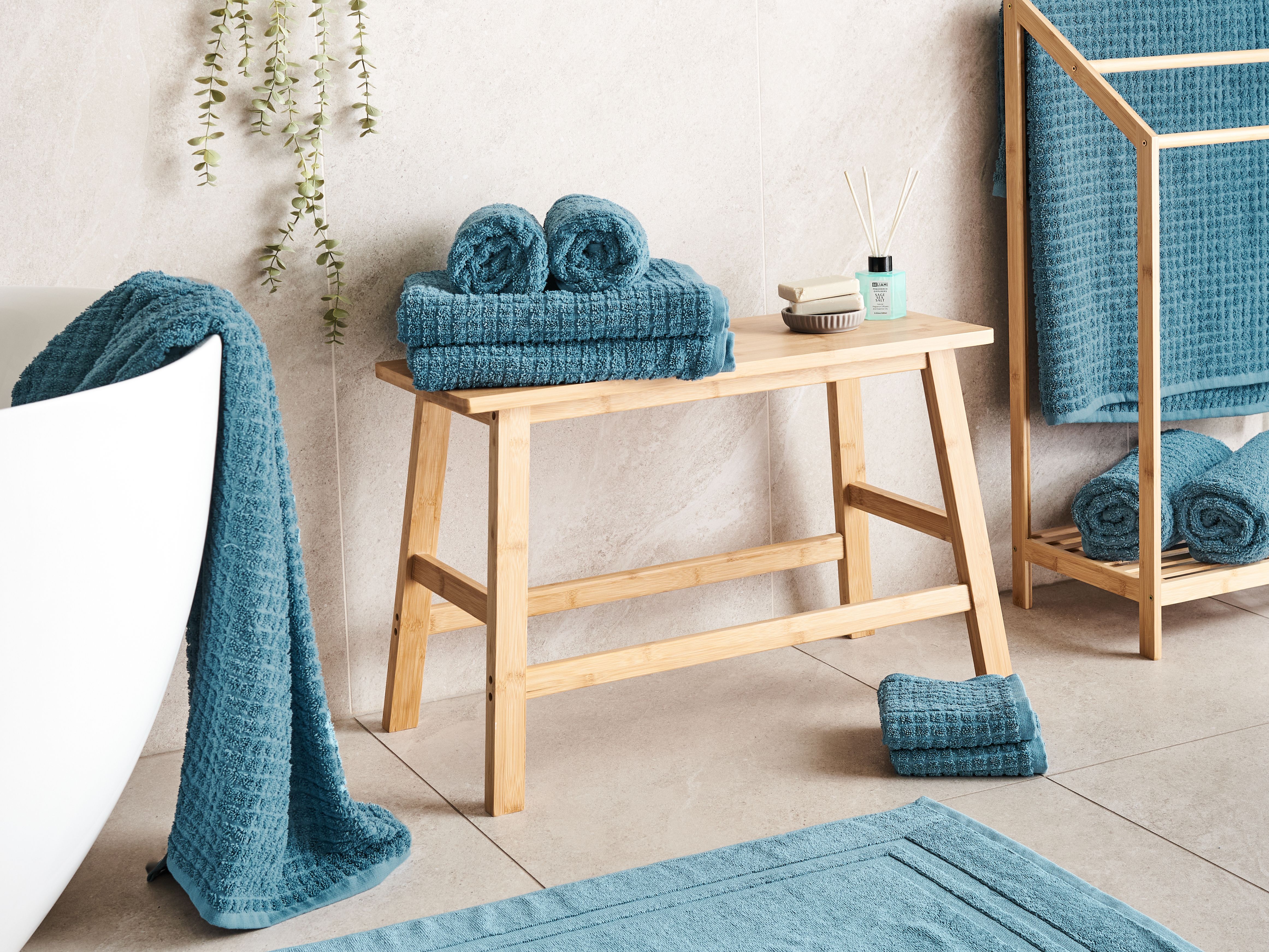 Set of 11 Towels ATAI Cotton Blue