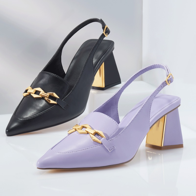 Ornamented Slingback - MIDNIGHT VELVET CATALOG