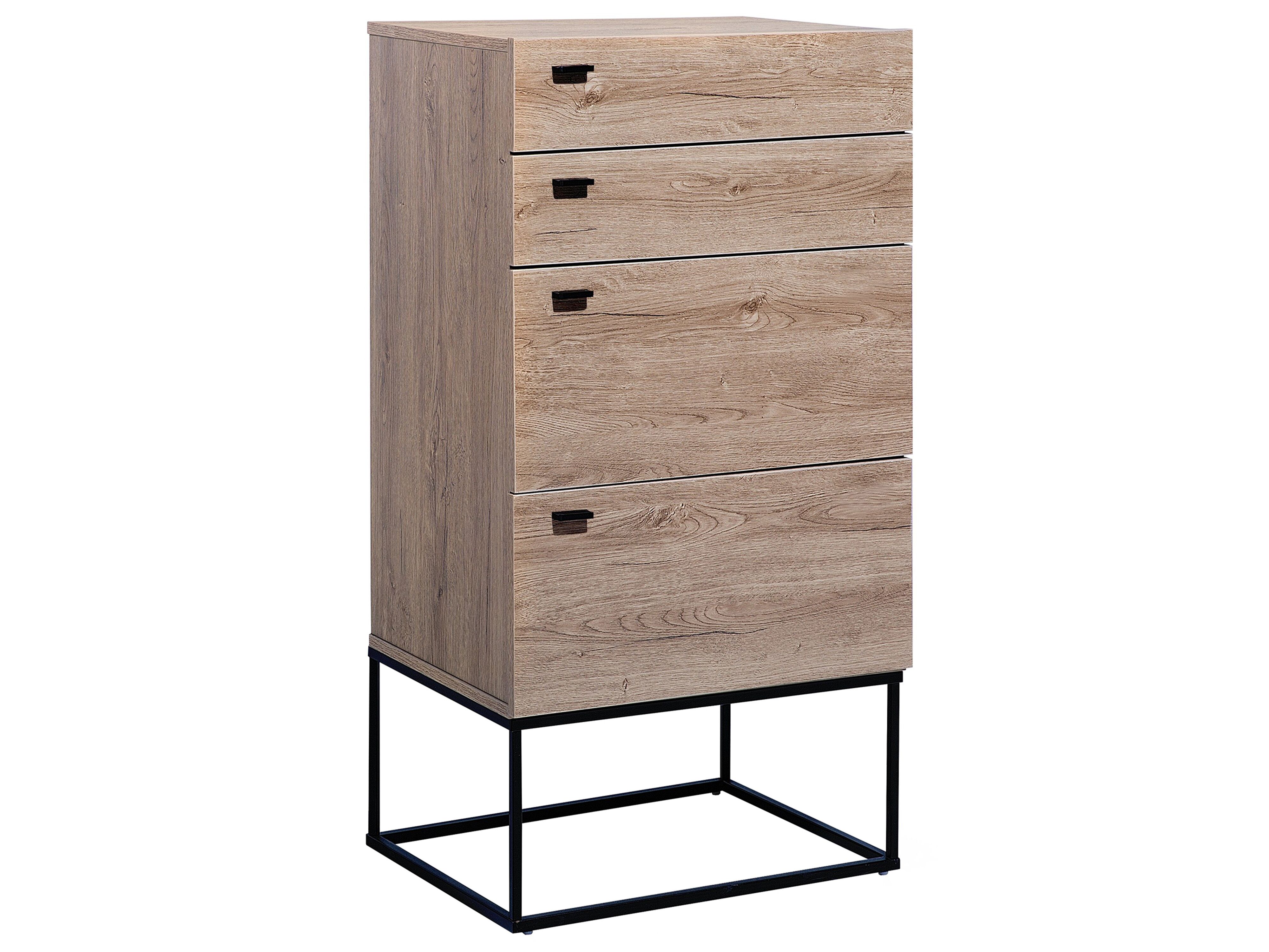 4 Drawer Chest ACRA Light Brown