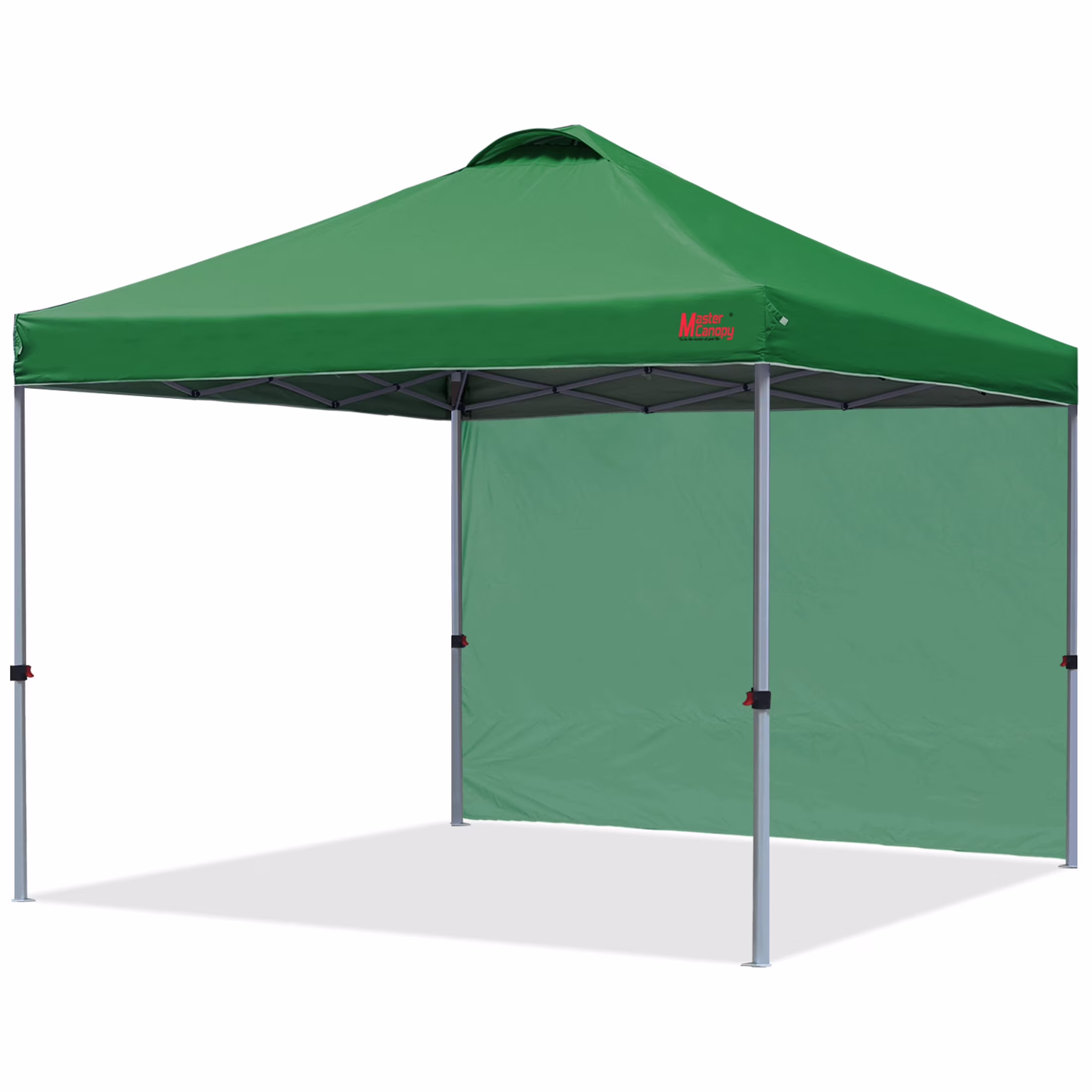 MASTERCANOPY 10' x 10' Easy Pop-up Canopy Tent Outdoor Shade Shelter with 1 Sidewall, White - Image 5