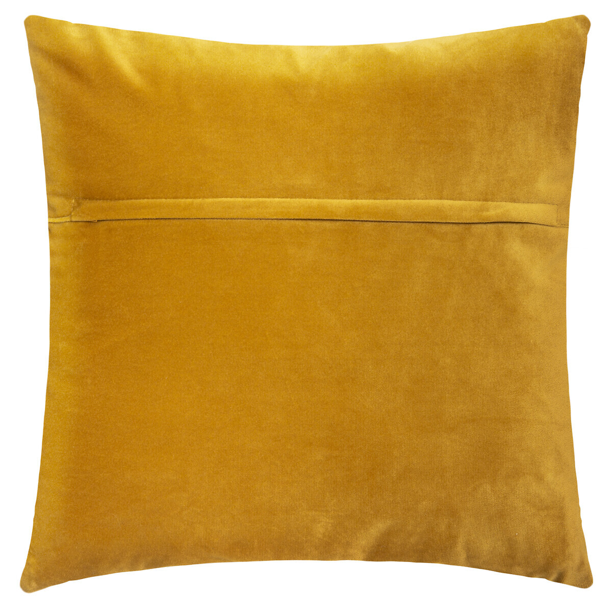 Cushion "Dolce", velvet Mustard yellow, 40x40 cm