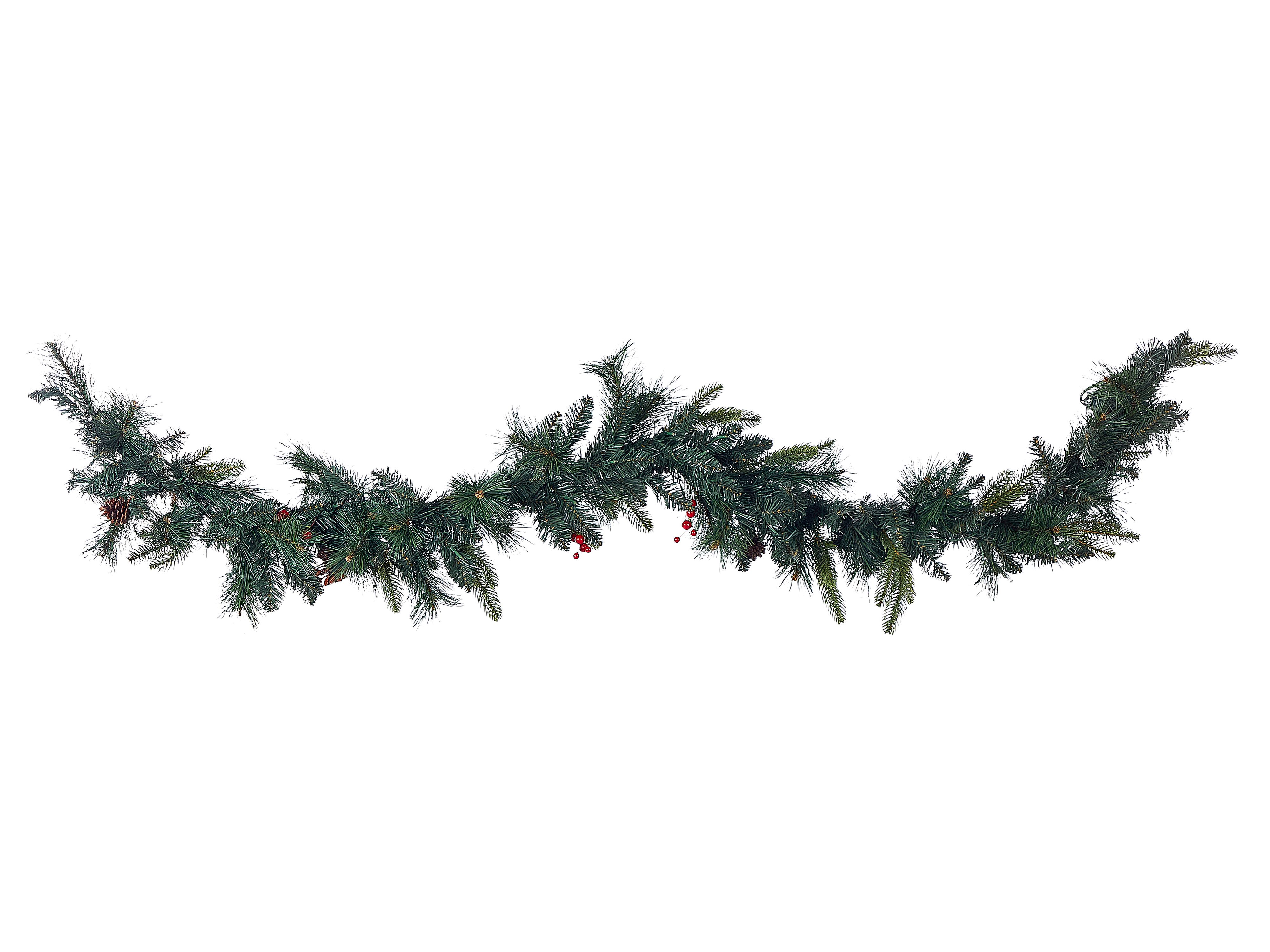 Christmas Garland LED WHITEHORN 180 cm Dark Green