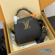 LV Capucines Mini (Taurillon Leather with Jewel-Encrusted Ha1:1High-quality replica