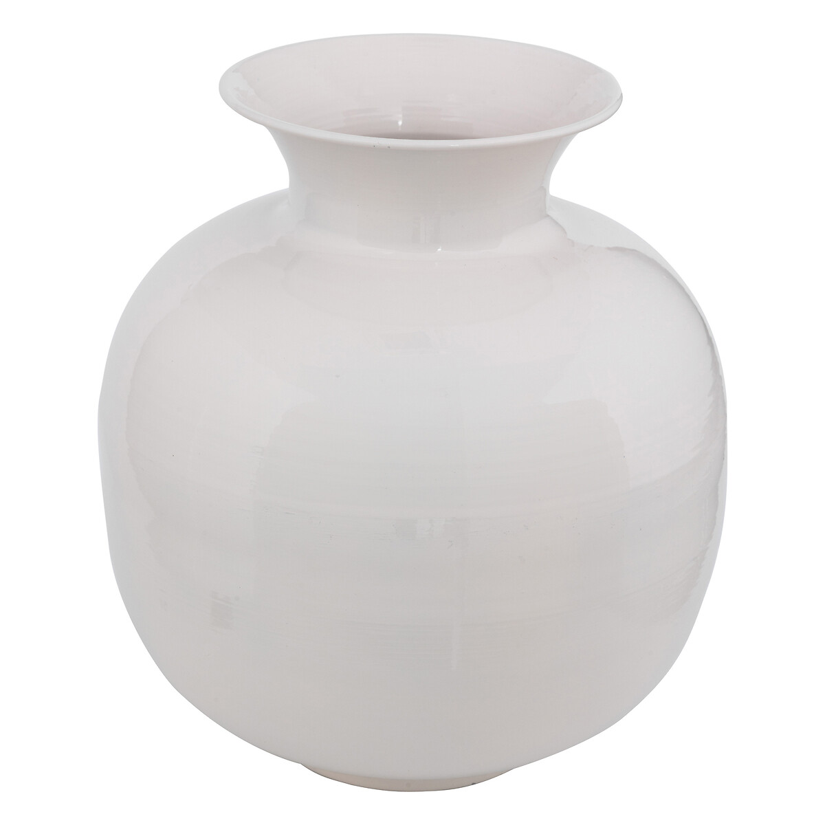 Vase "Kian" White, H.33.5 cm