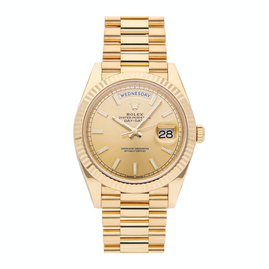 Rolex 18K Yellow Gold Model 228238-0003(1:1 replica) - Top club