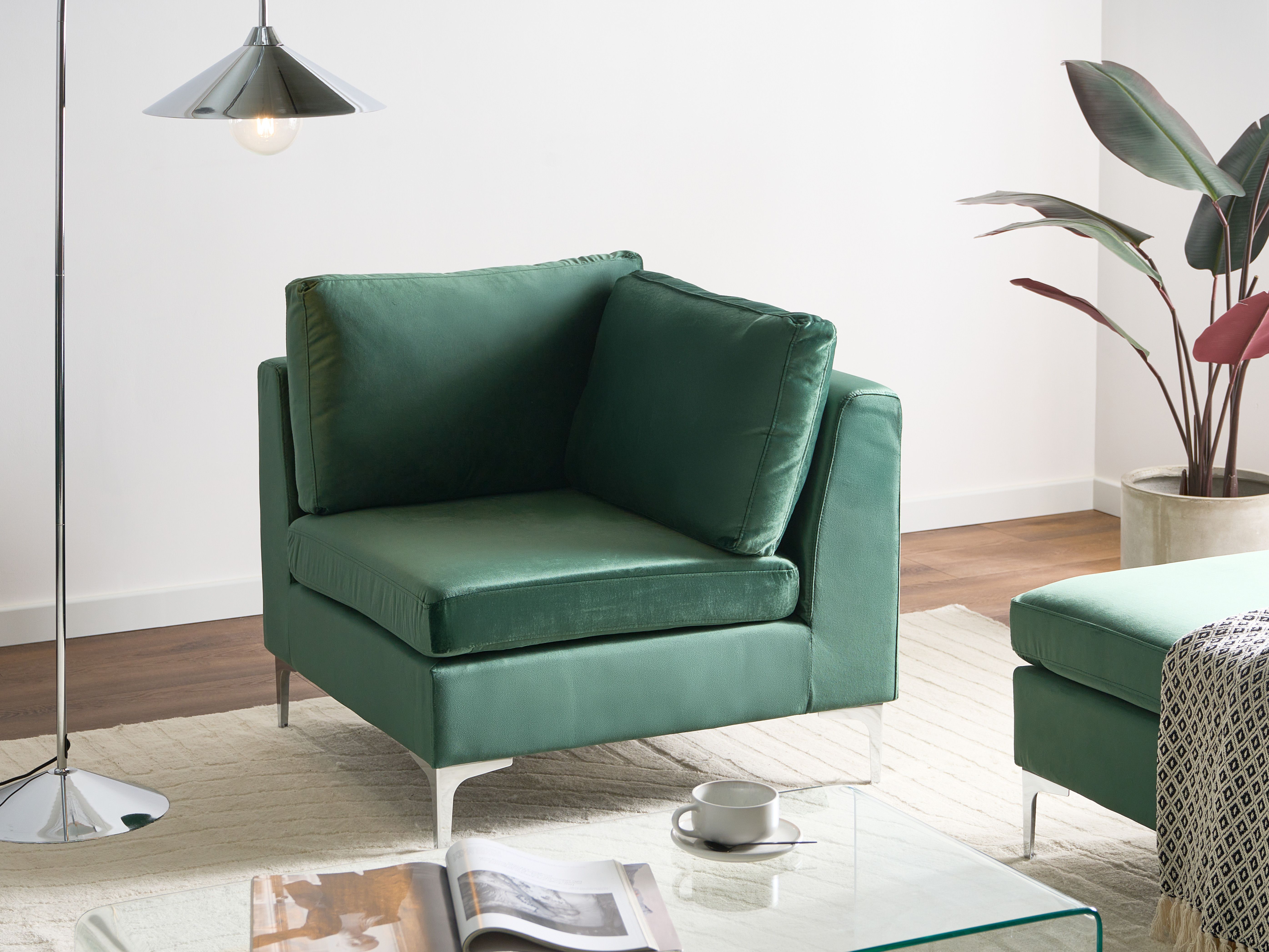 Corner Seat EVJA Velvet Green