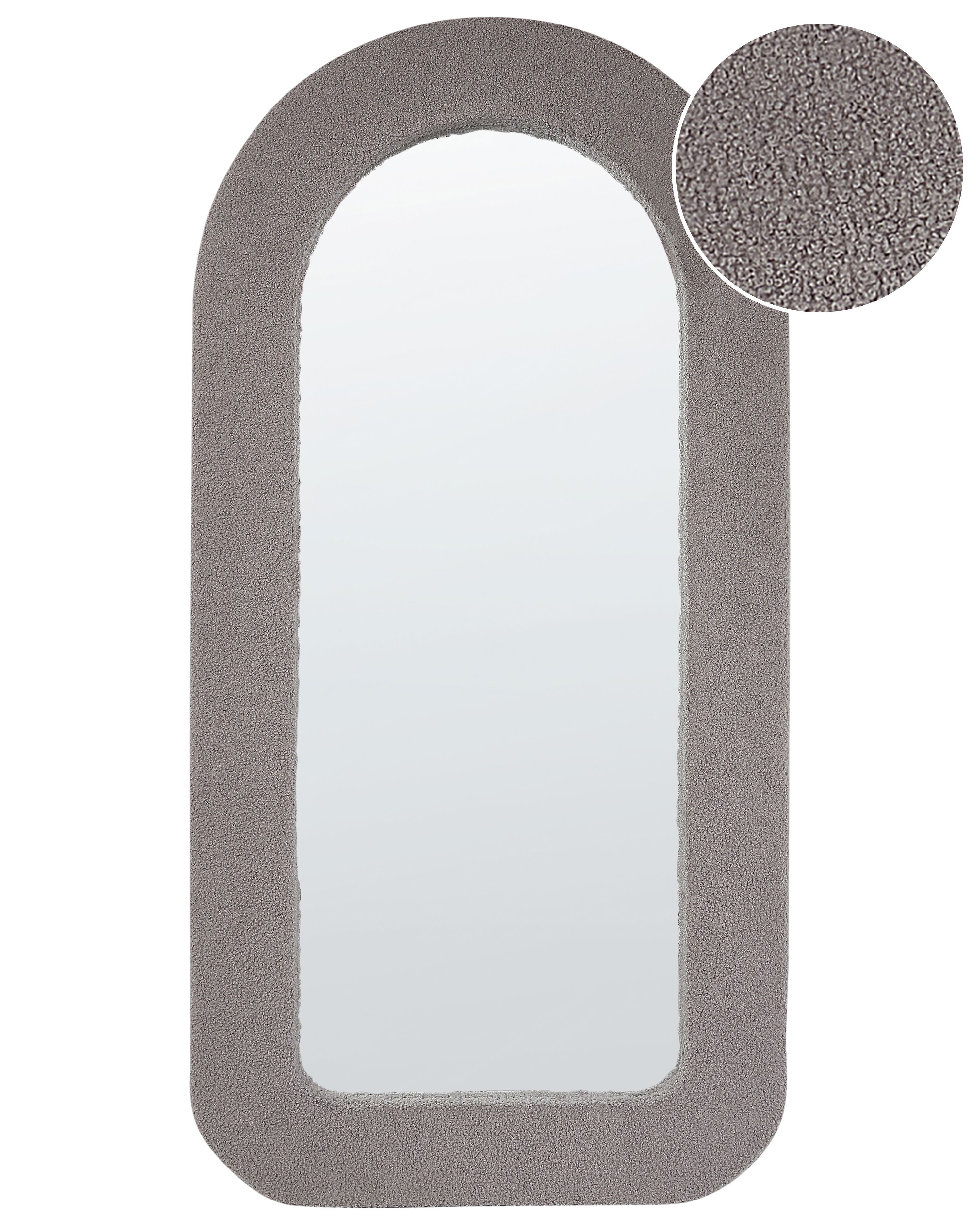 Wall Mirror CERVON 60 cm 120 cm Boucle Taupe