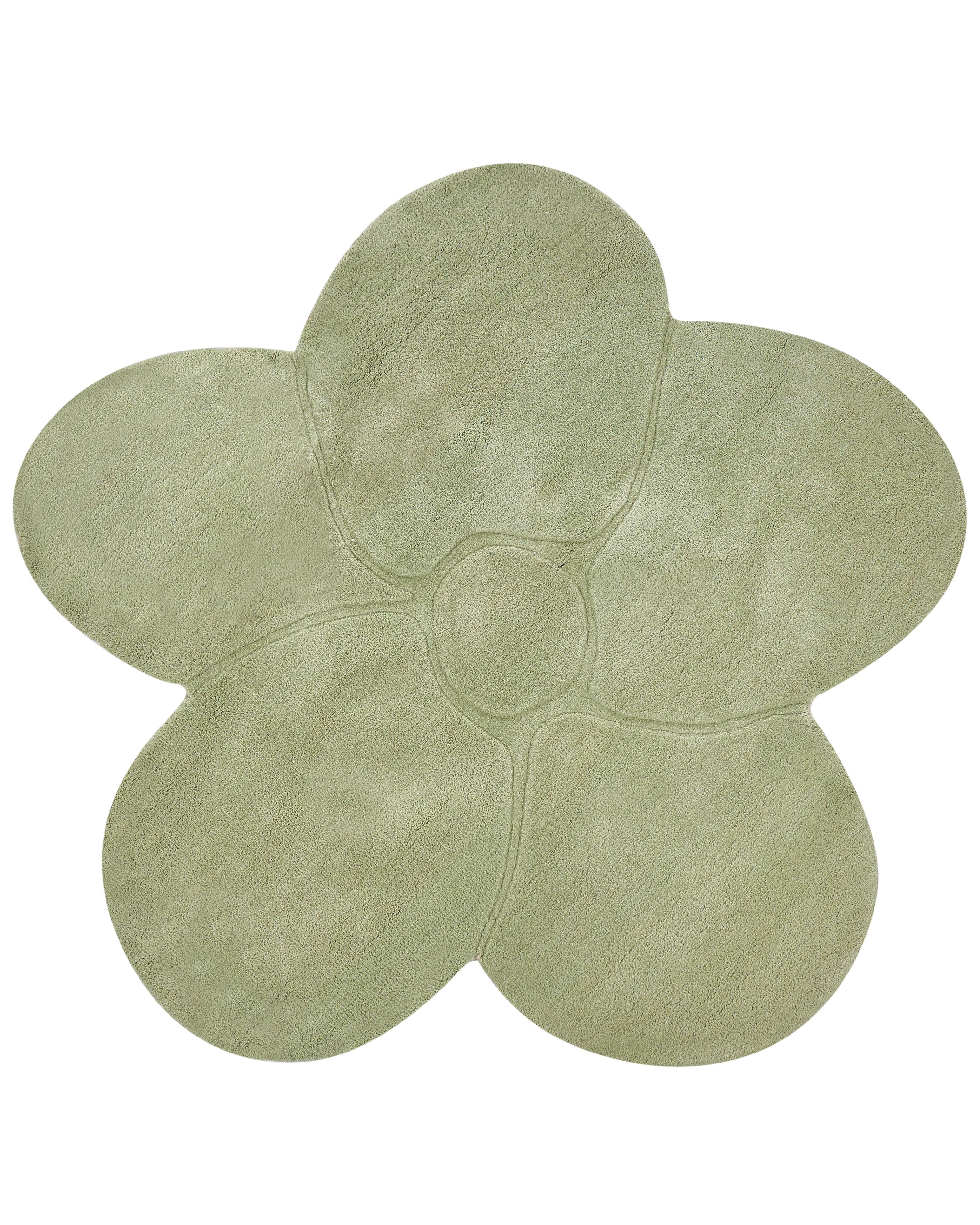 Rug KOKKINI Light Green ø 140 cm Wool
