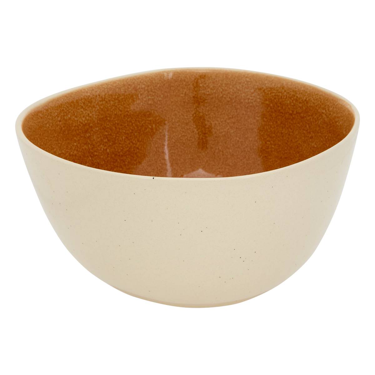 "Wonja" Salad Bowl Earthenware, D.26.2 cm, Yellow