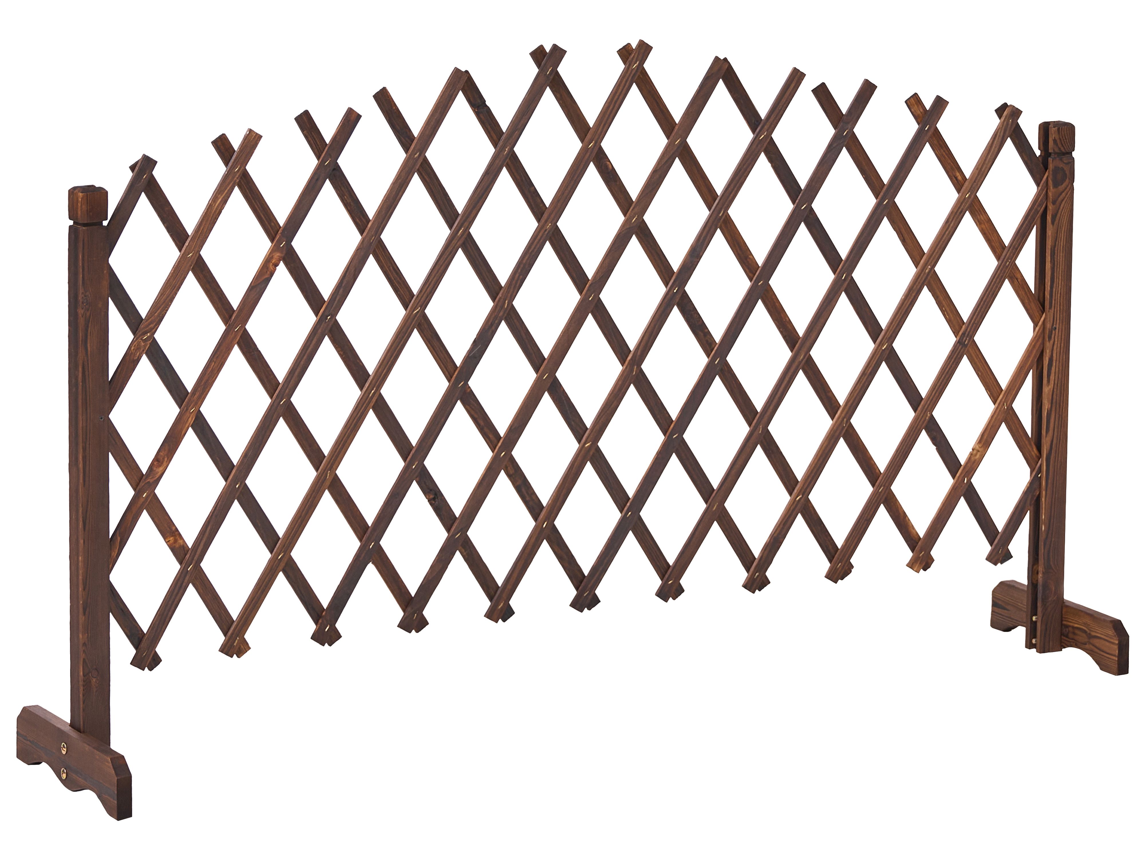 Garden Trellis PAVAROLO Extendable Dark Brown