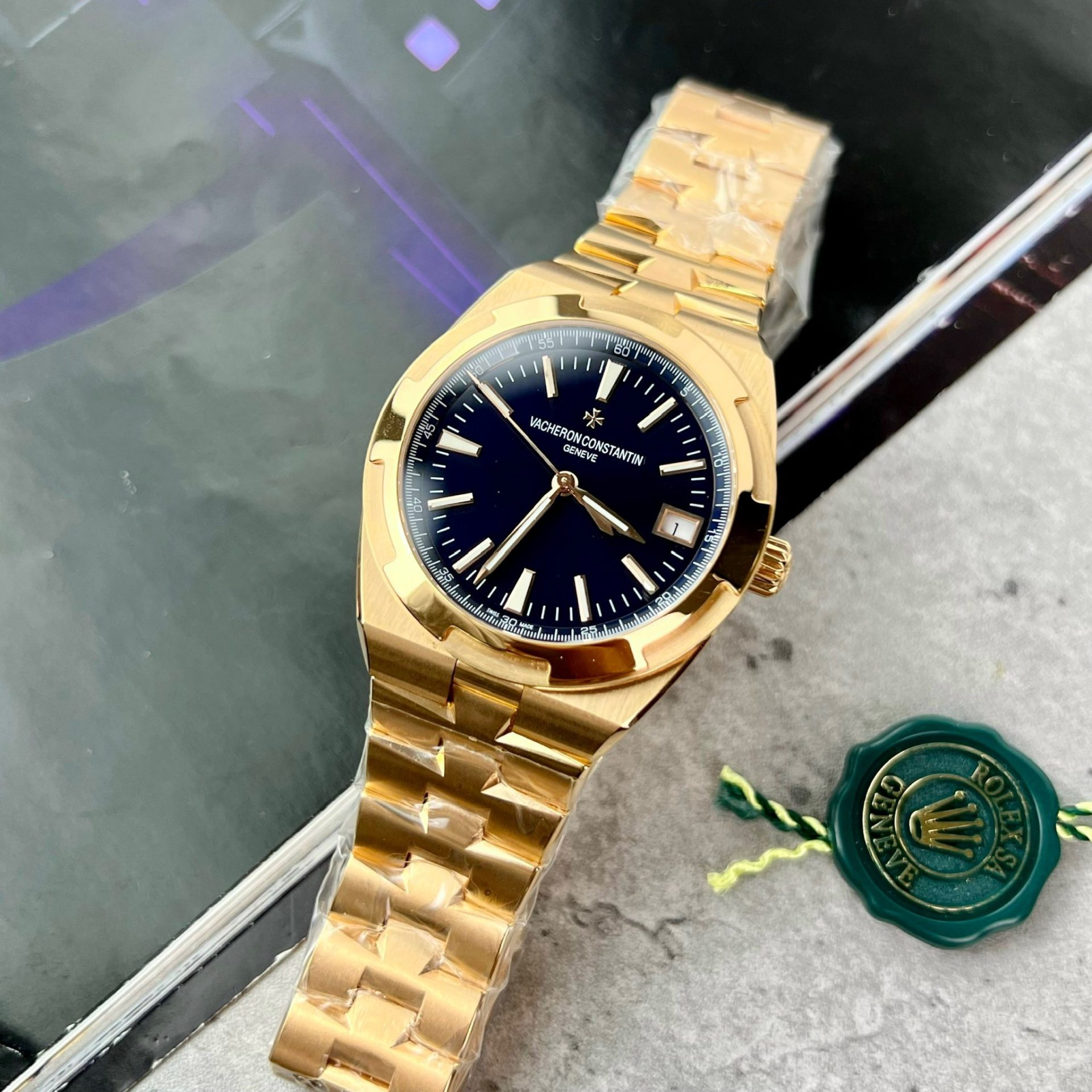 Vacheron Constantin Replica 1:1 Watch Overseas 4500V Blue Dial PPF Factory 41mm - Top club