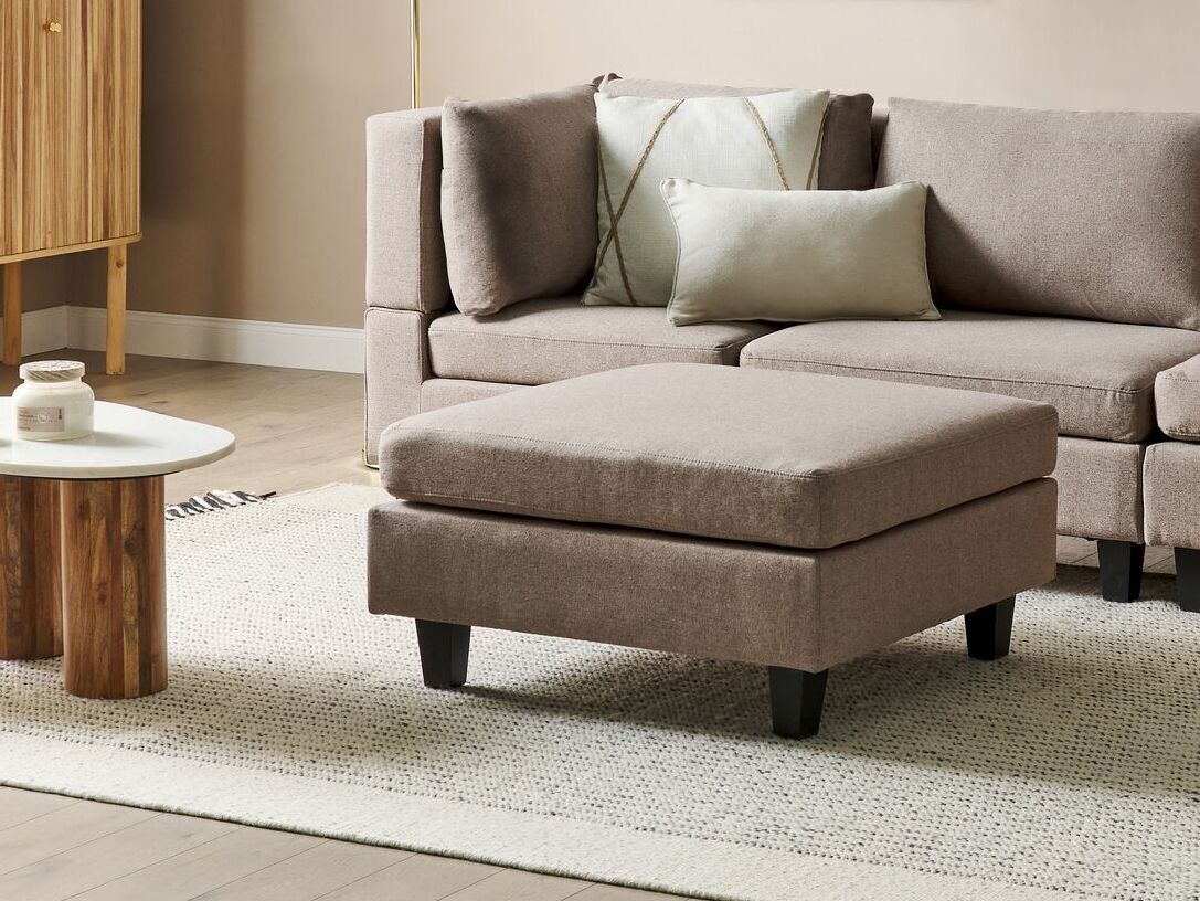 Ottoman UNSTAD Fabric Brown