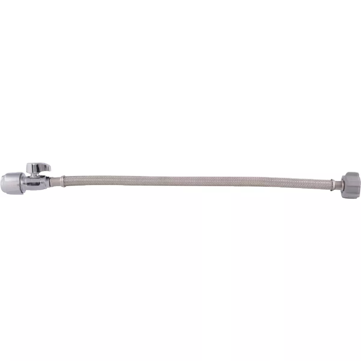 SharkBite 1/2 In. C x 7/8 In. BC x 16 In. L Braided Stainless Steel Toilet Connector
