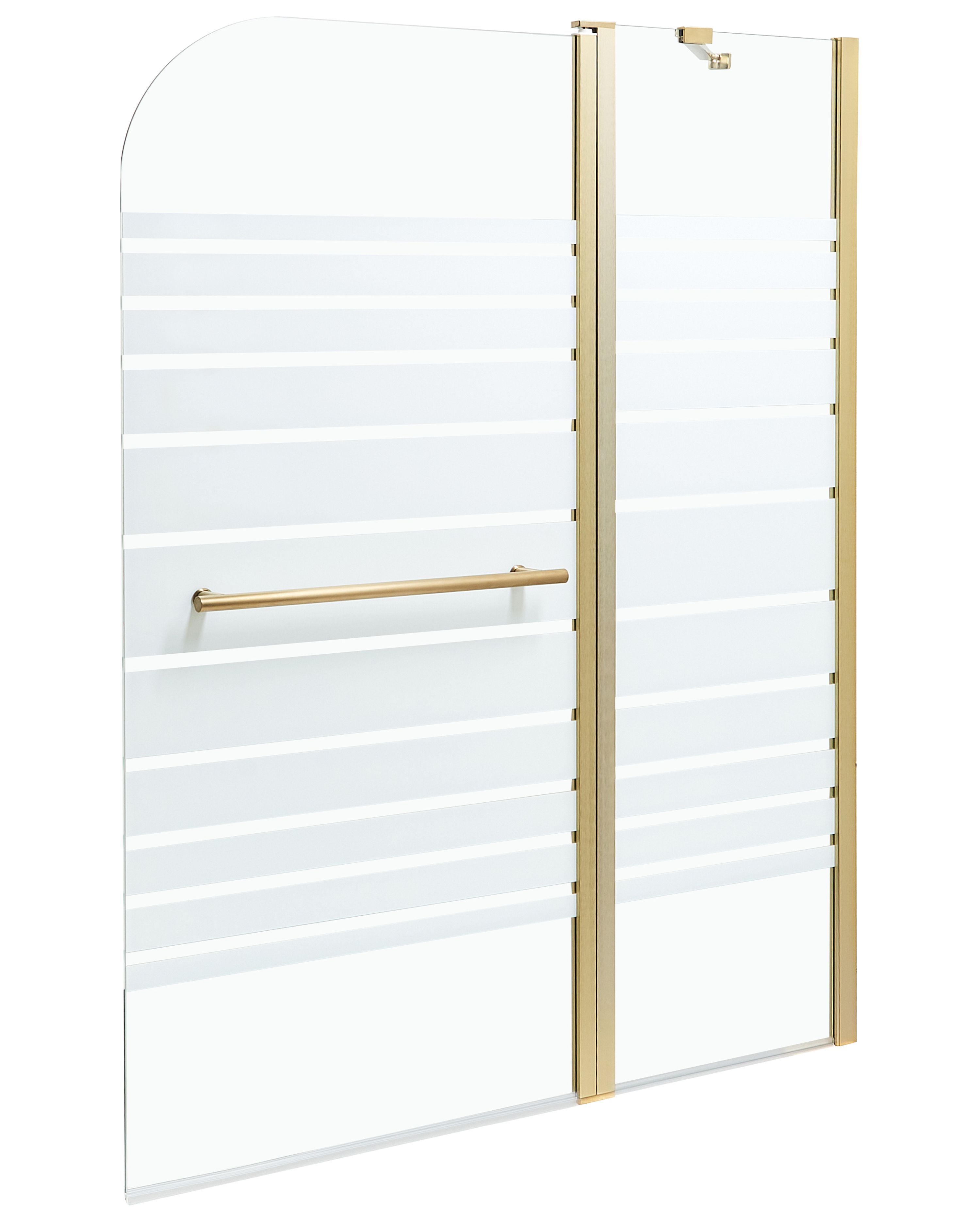 Shower Bath Screen TUAPI 1400 x 1200 mm Gold
