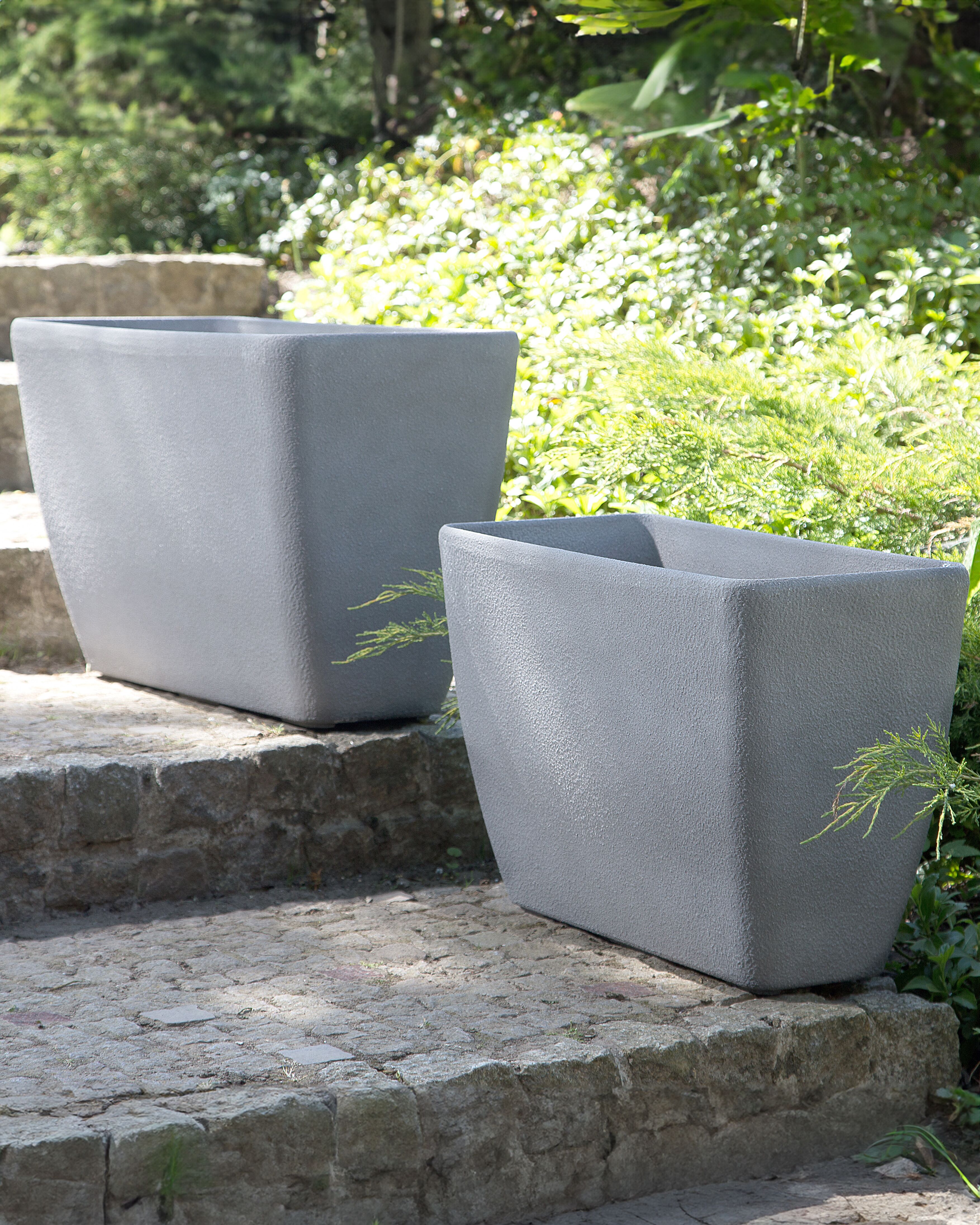 Plant Pot BARIS 74 cm Grey