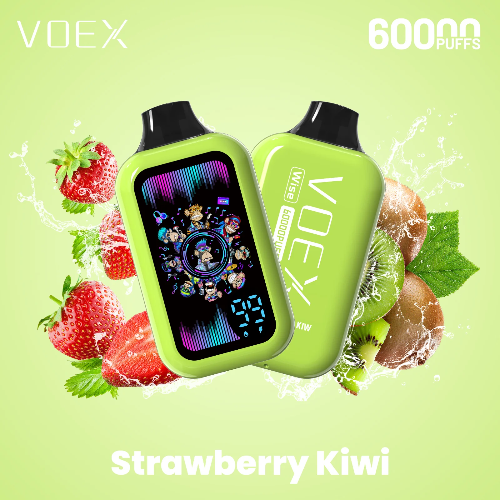 VOEX Wise/Space 60K jednorazowy e-papieros (wszystkie smaki)