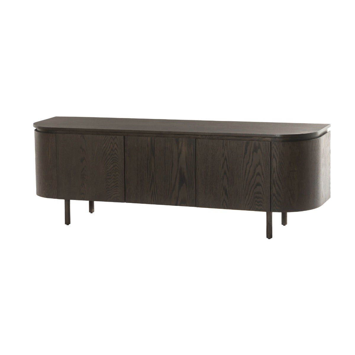 Livingfurn - Tv-meubel Bruin Eikenfineer - 170x43x56cm - Tobago