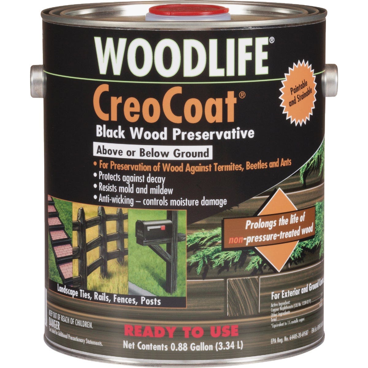 Wolman Woodlife CreoCoat 1 Gal. Black Wood Preservative