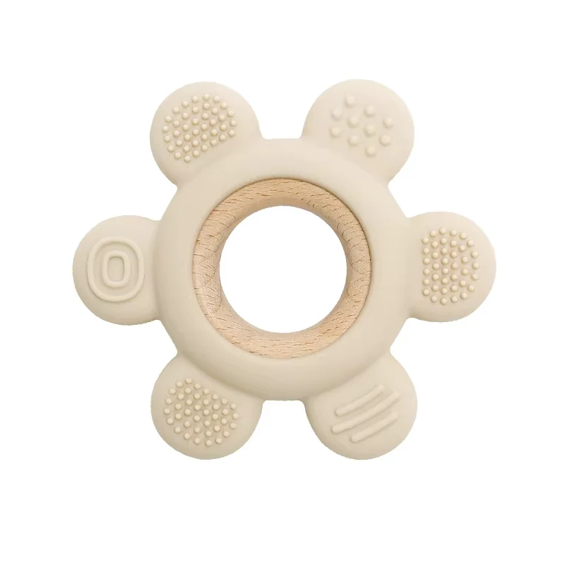Bowzoom Beißring Silikon Blume