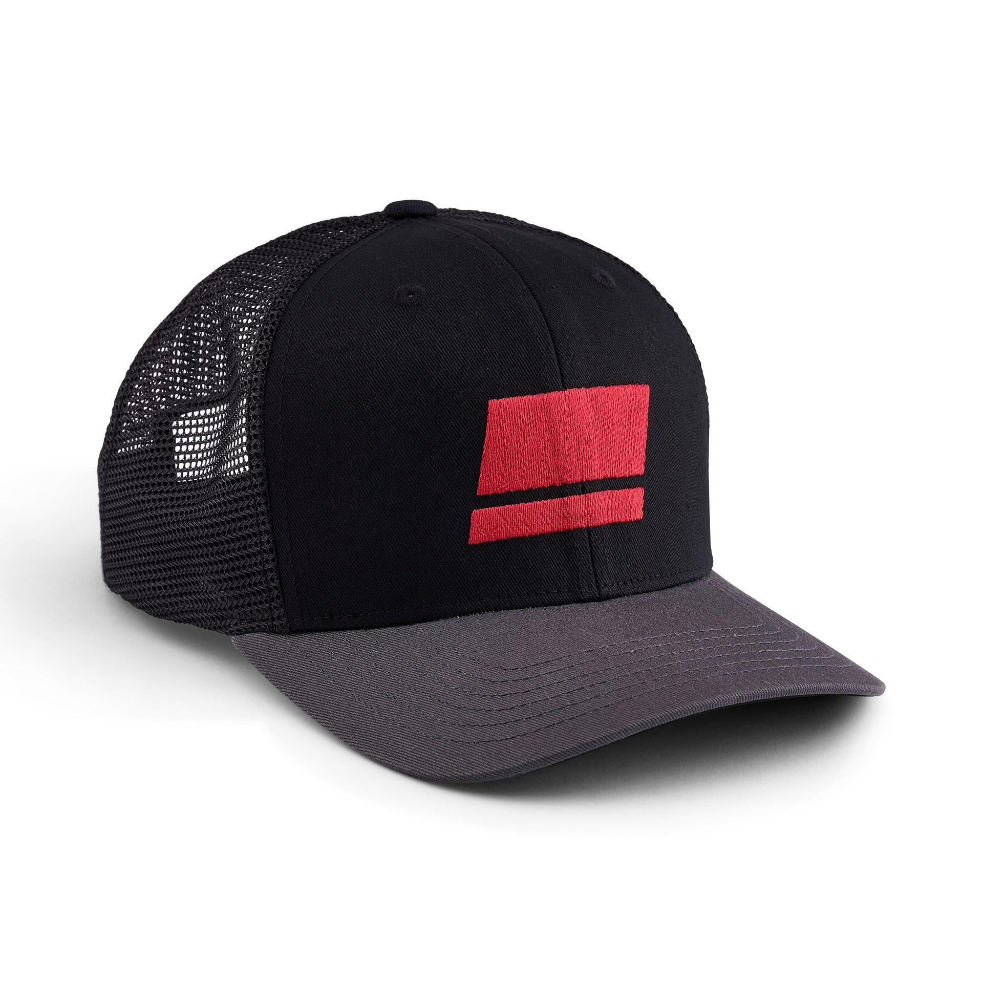 Flag Logo Trucker - Black & Charcoal