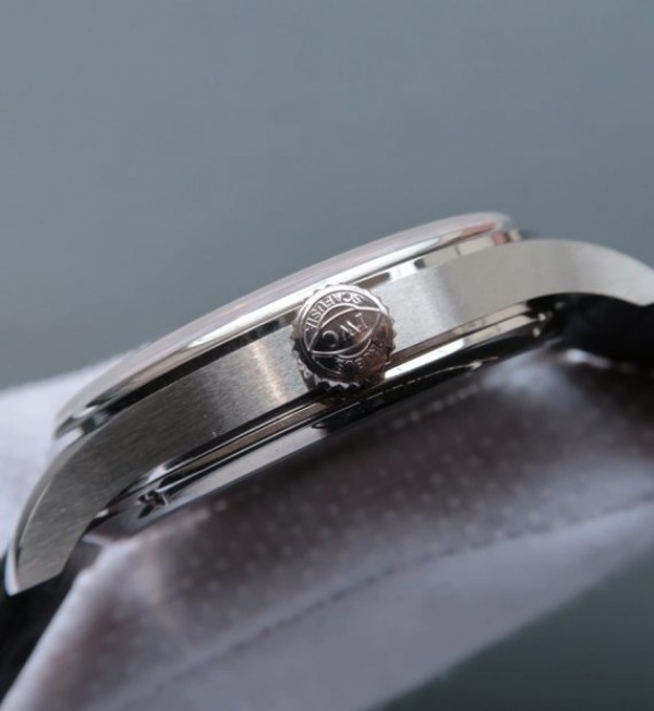 Replica IWC YLF Portuguese Regulateur Gray Dial Leather Strap A6498 - Top club