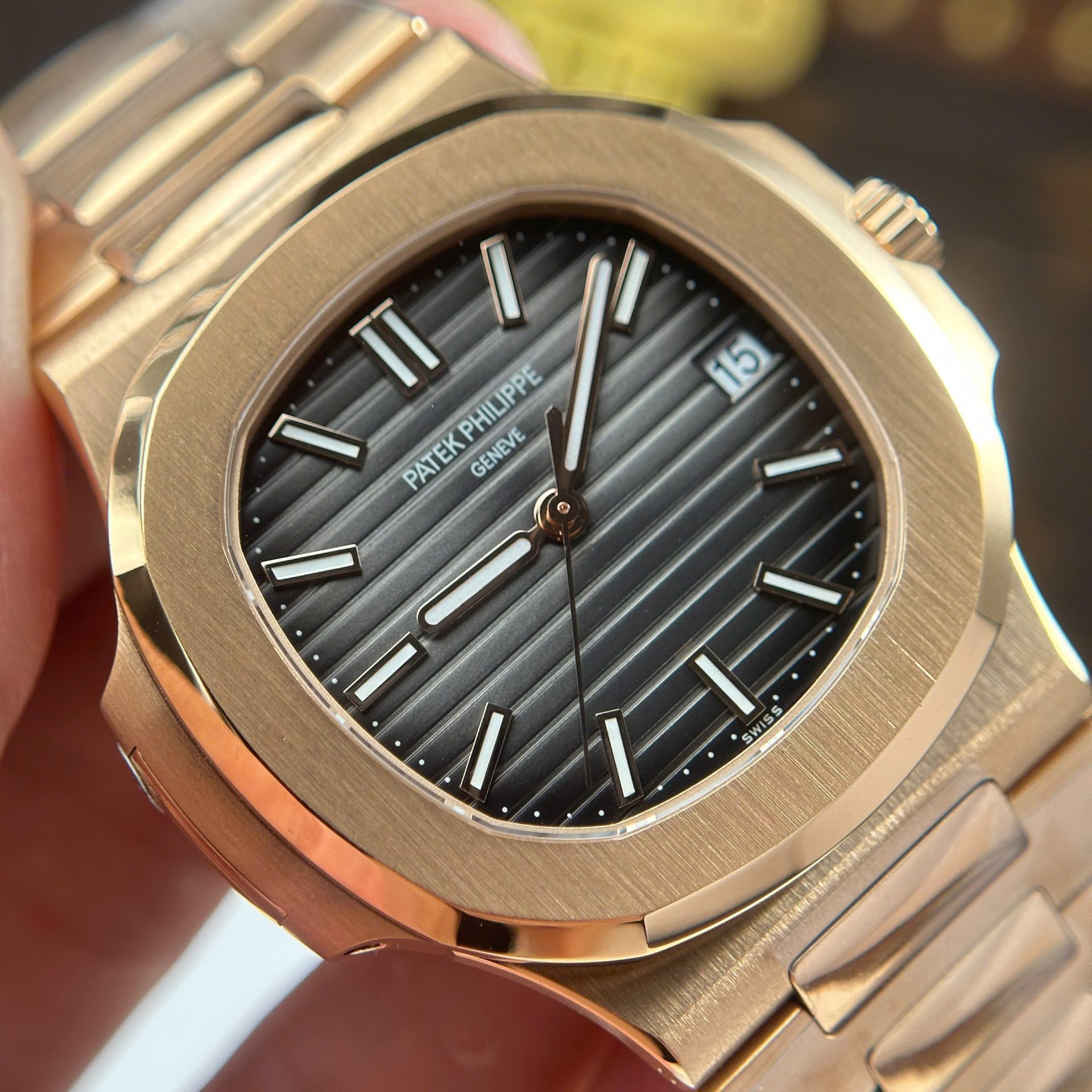 Patek Philippe Nautilus 5711 Knock Off Watches Gray Dial Automatic Movement 3K Factory 40mm - Top club