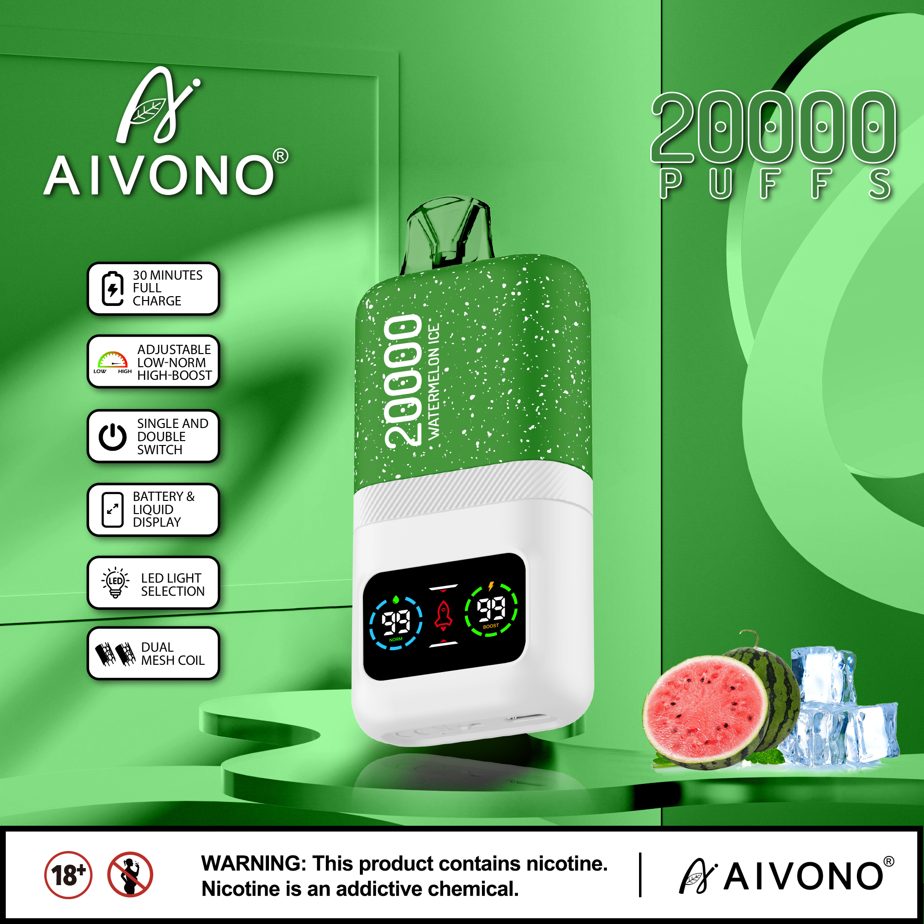 AIVONO AIM MAGIC 20000 Puffs Disposable Vape