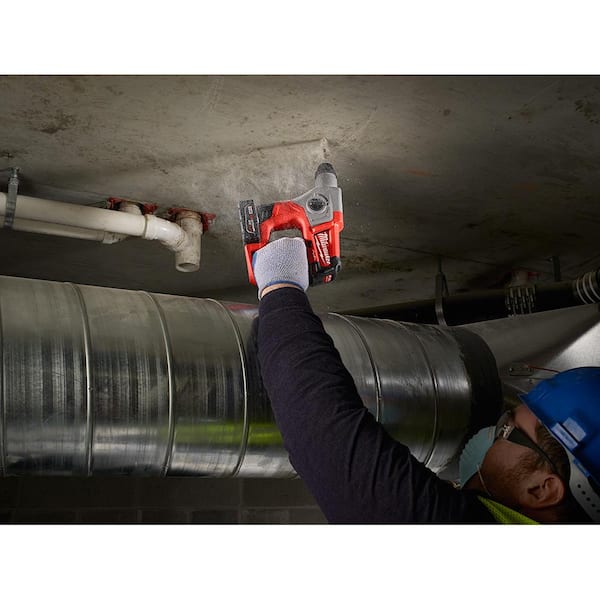 M12 FUEL 12-Volt Lithium-Ion Brushless Cordless 5/8 in. SDS-Plus Rotary Hammer Kit with XC High Output 5.0 Ah Battery - Image 5