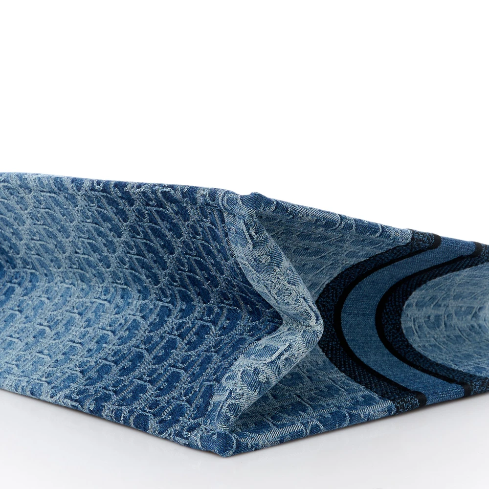 Discover Mirror Quality Dior Blue Oblique Totes1:1High-quality replica