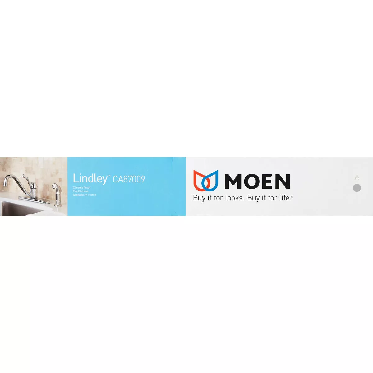 Moen Lindley 1-Handle Lever Kitchen Faucet with Side Spray, Chrome