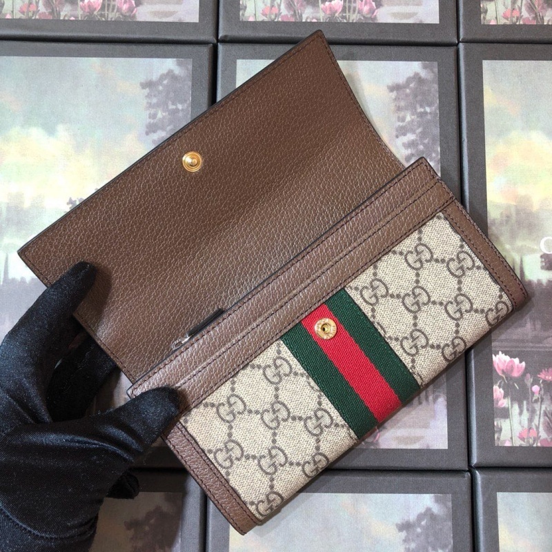 Replica Gucci Aaa-Ophidia Continental Wallet Beige1:1High-quality replica