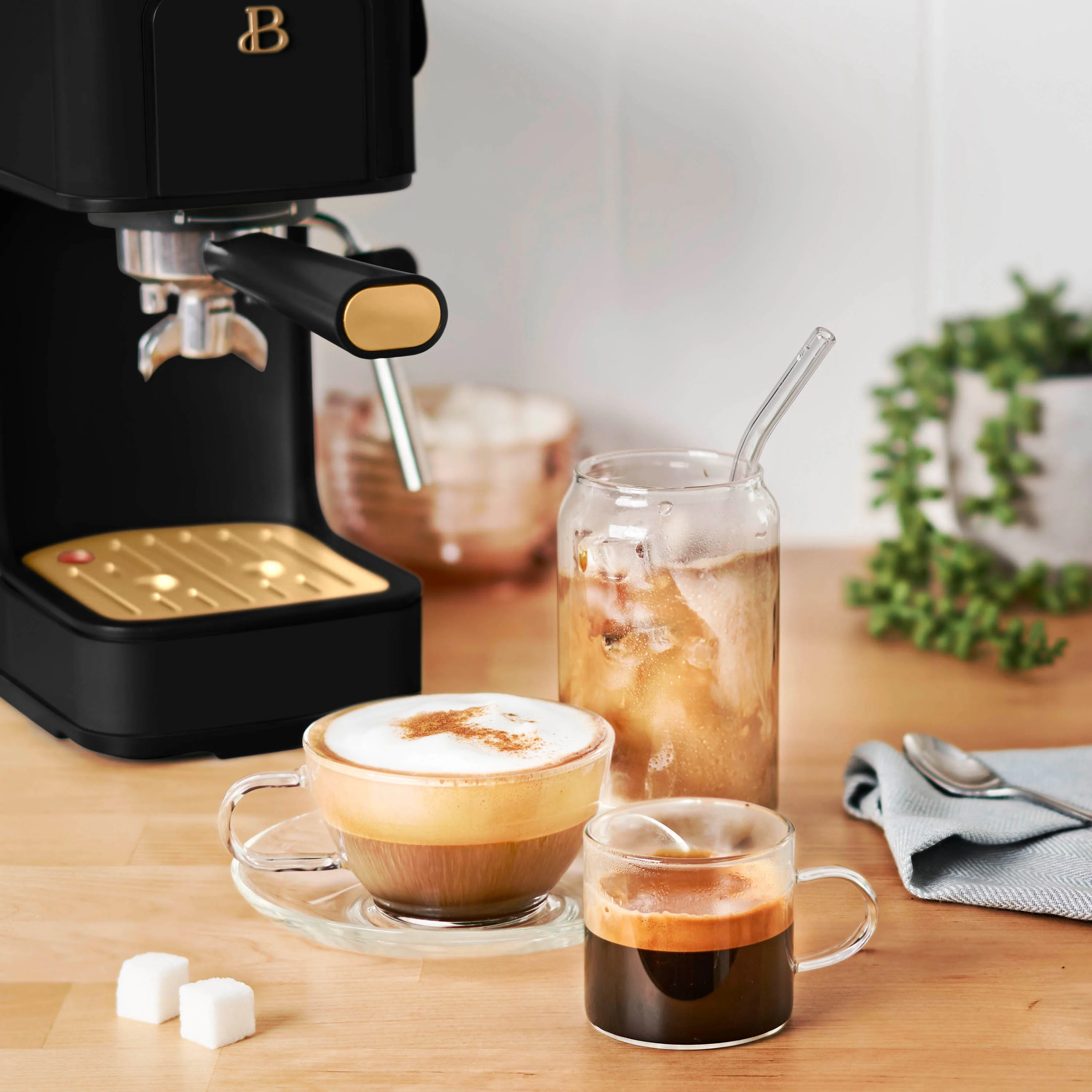 Beautiful Slim Espresso Machine with 20-Bar Pressure, Black Sesame by Drew Barrymore - Image 20