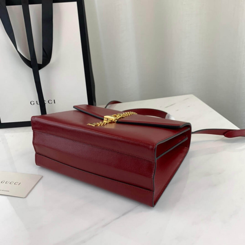 Replica Gucci Sylvie 1969 Small Top Handle Bag 6027811:1High-quality replica