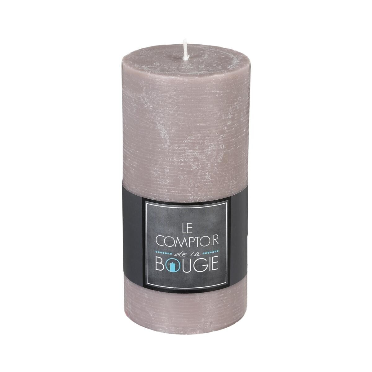 Rustic candle Taupe grey, 445g