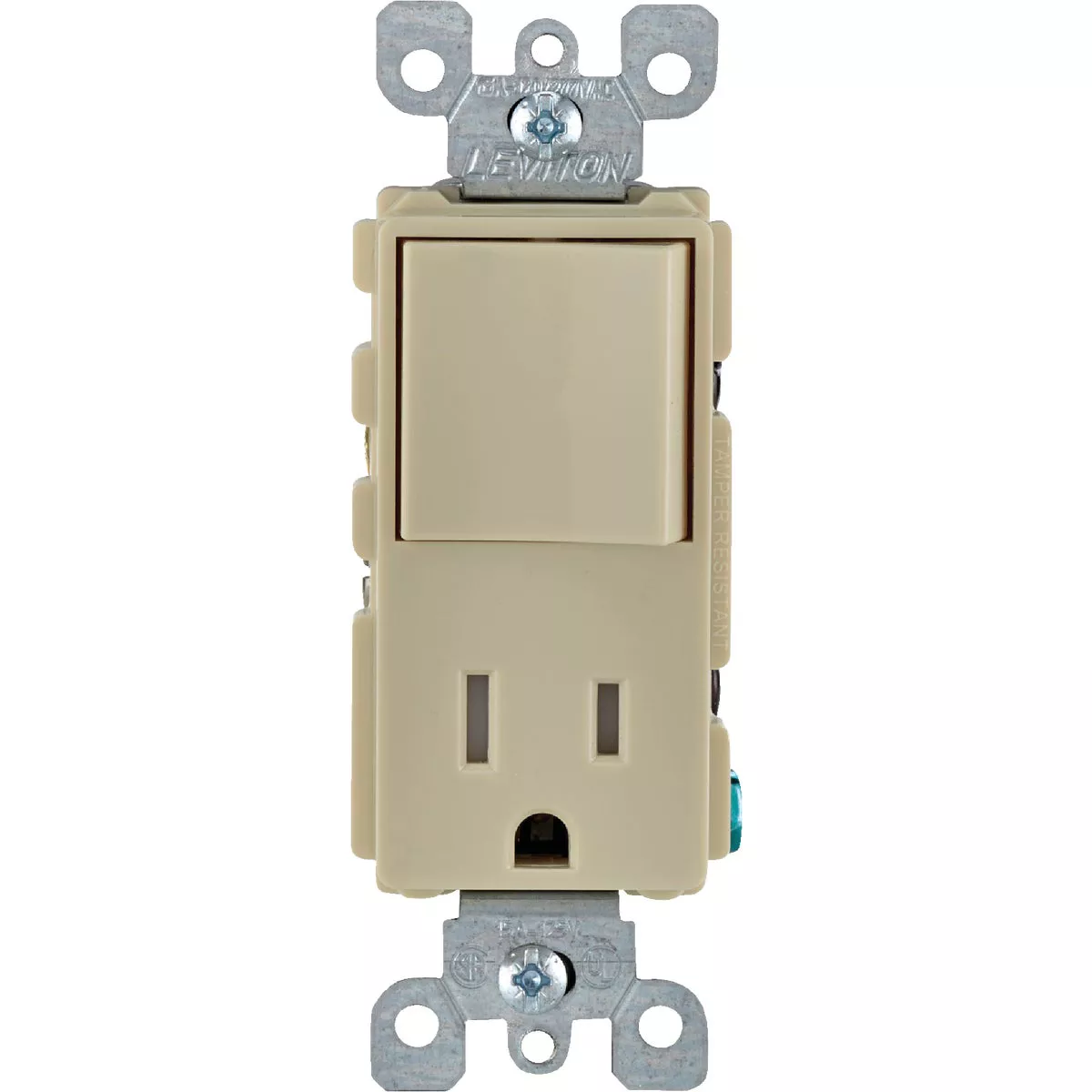 Leviton Decora Ivory 15A Switch & Outlet