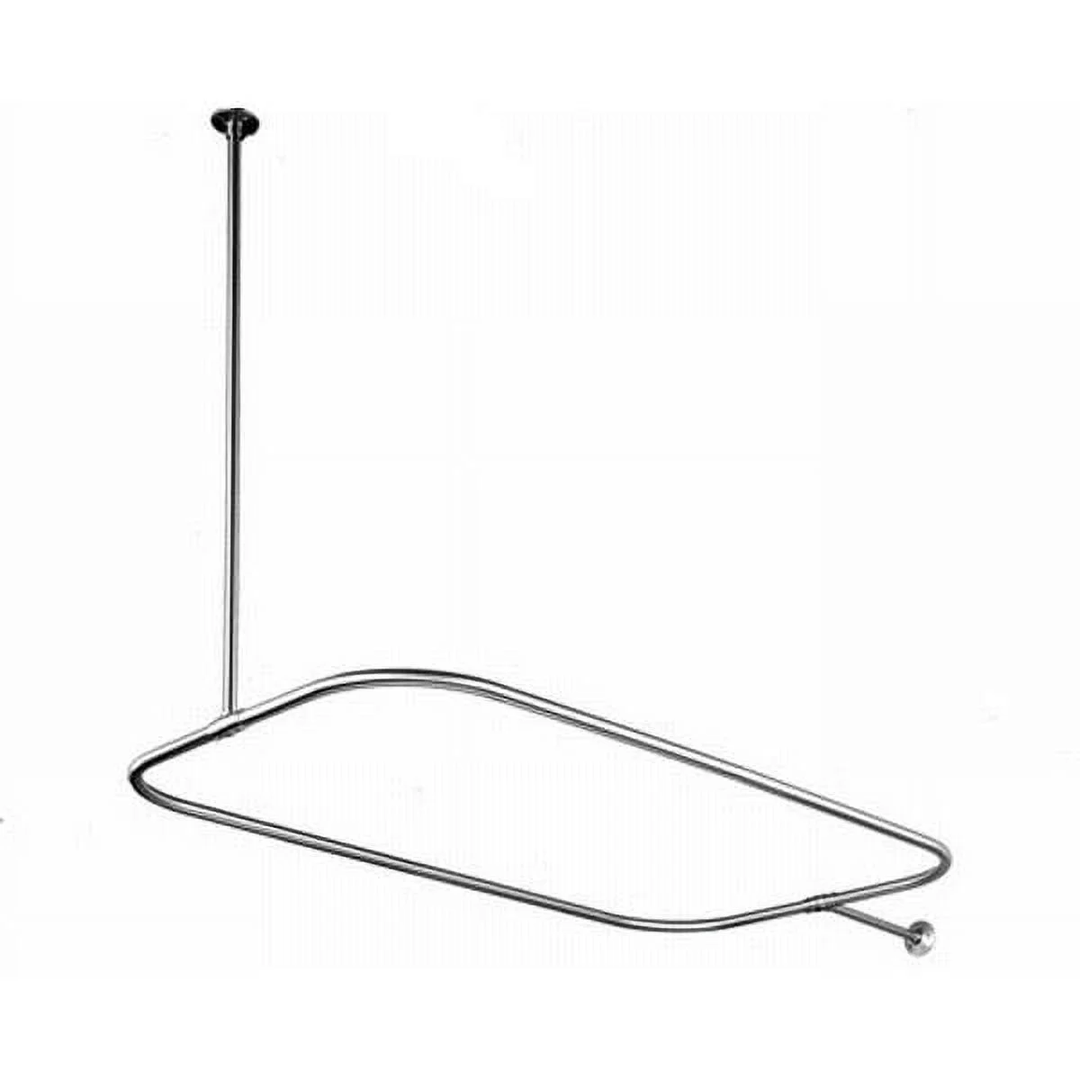 Kingston Brass CC3151 Rectangular Shower Curtain Rod CC3151