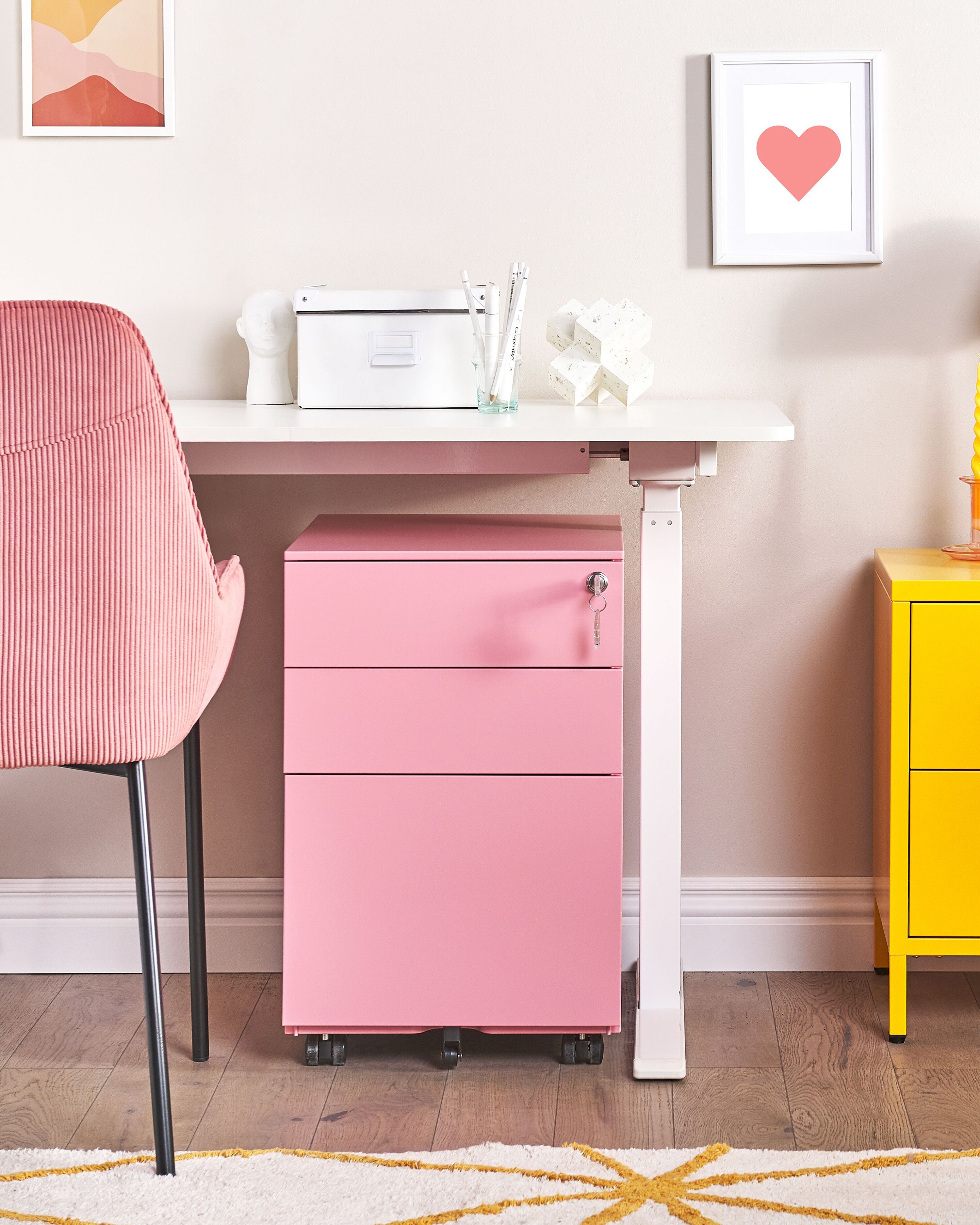 Storage Unit CAMI Metal Pink