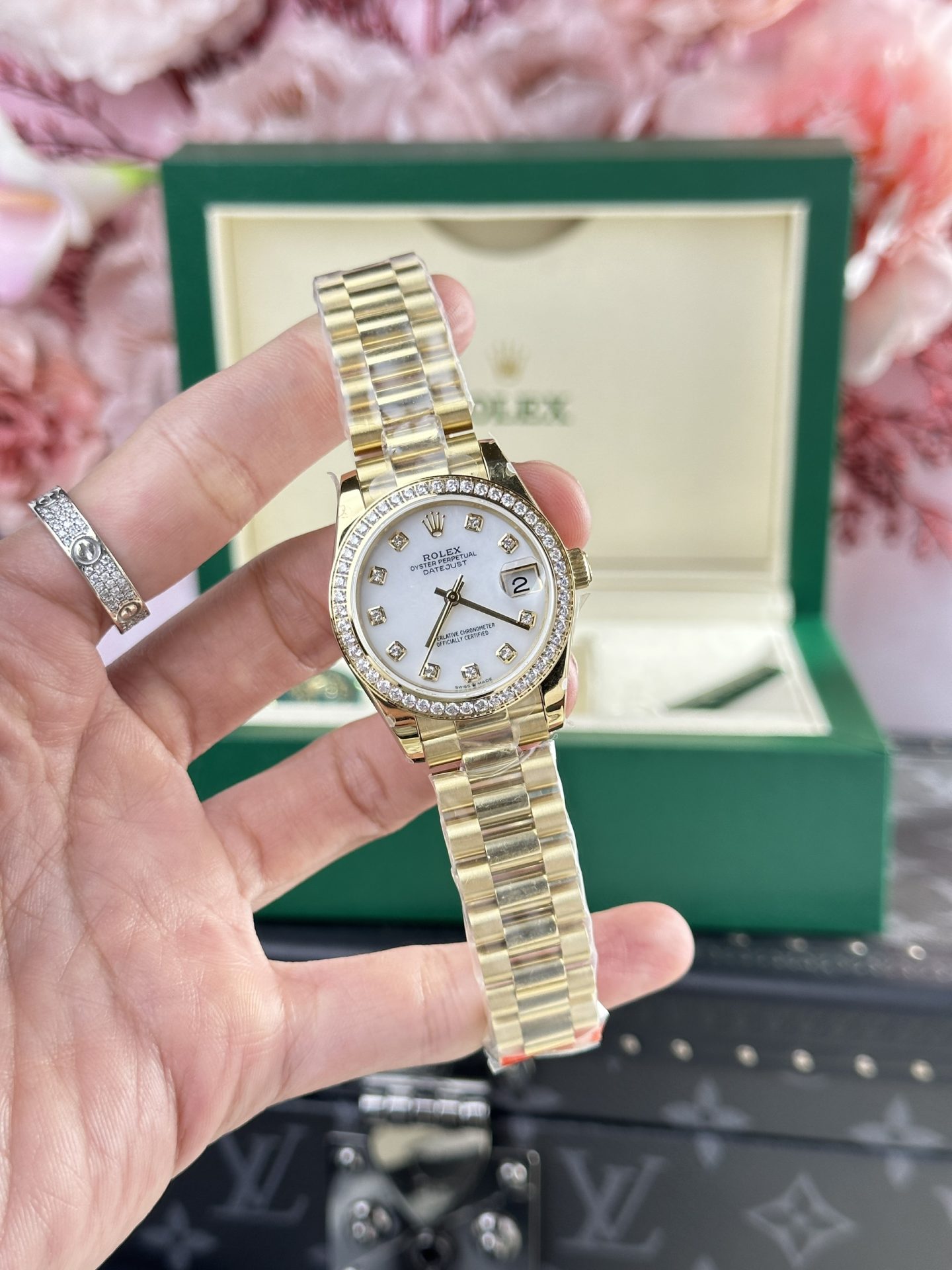 Rolex DateJust 278288 Replica Watch President Strap Diamond Bezel 31mm - Top club