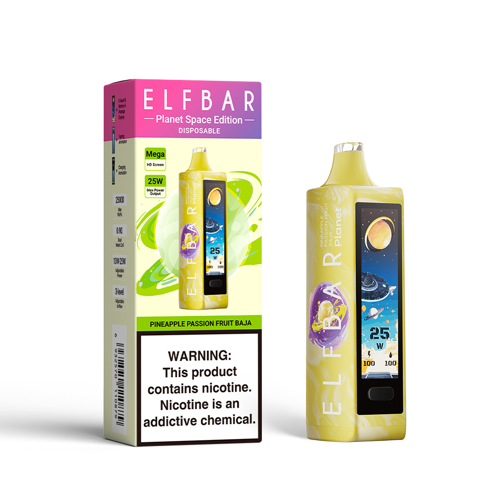 ELF BAR PLANET 25K vape usa e getta ricaricabile (tutti i gusti)