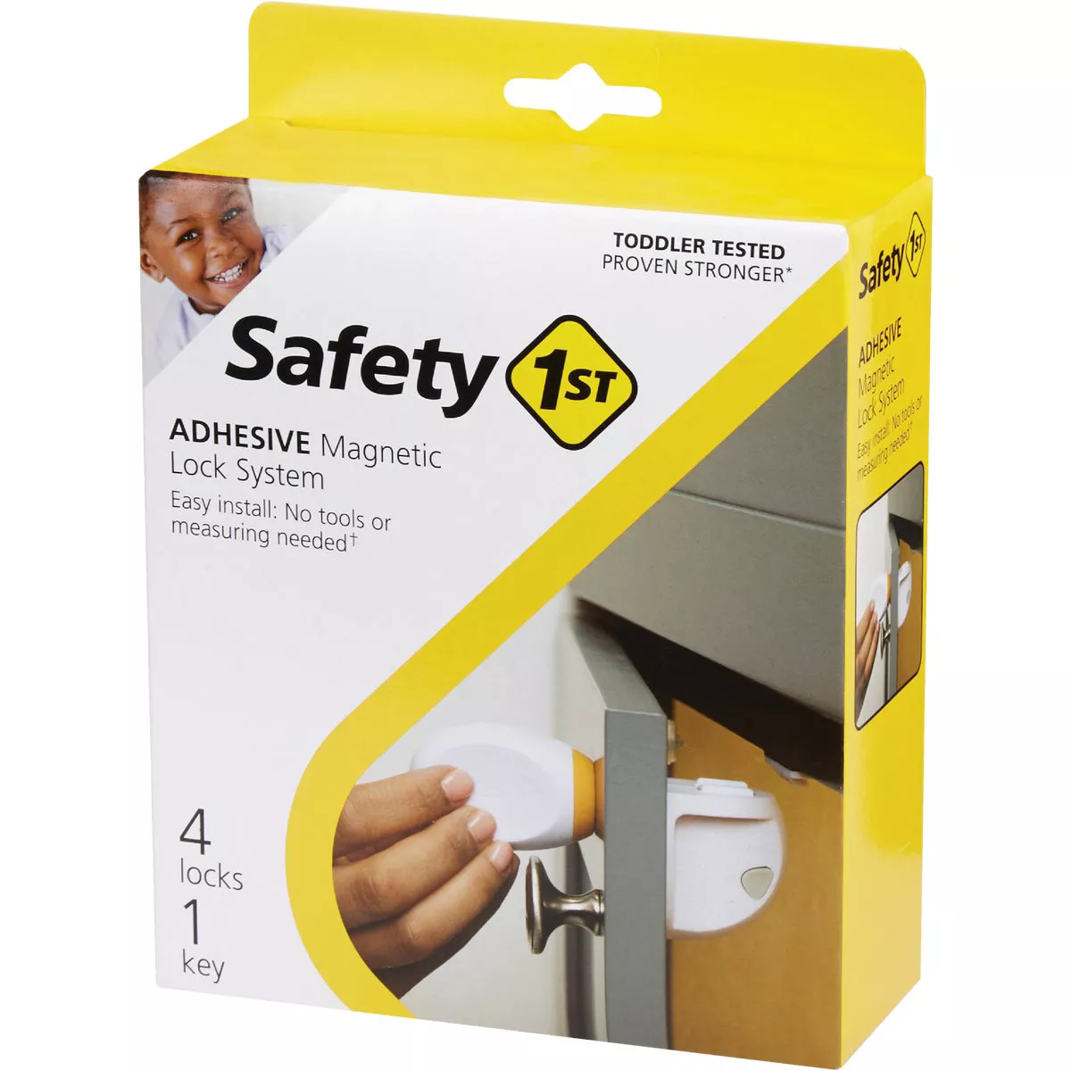 Safety 1st Secure-to-Explore Adhesive Magnetic Lock System (4-Lock Set)