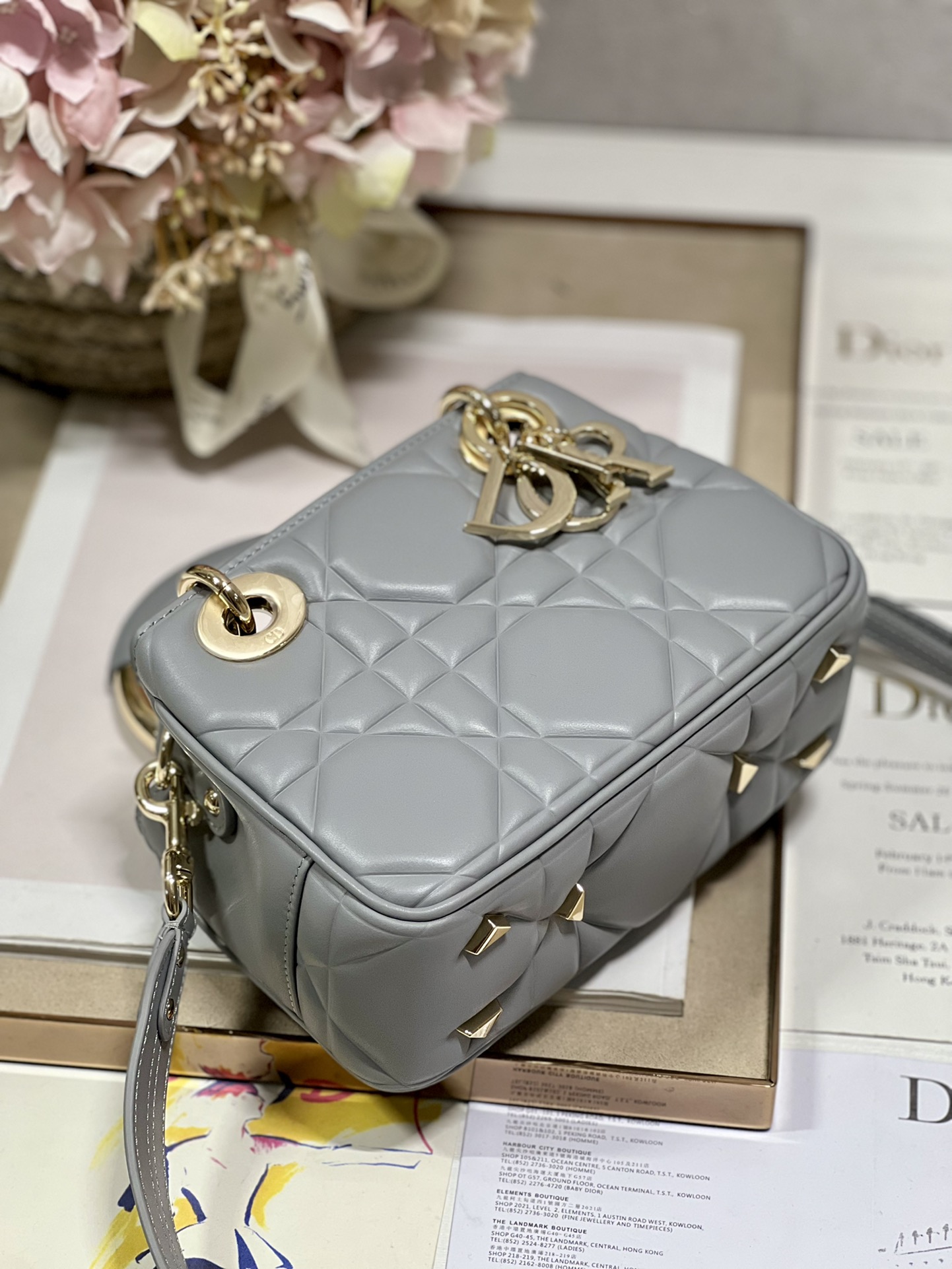 The Lady 95.22 Bag Black/White/Grey/Green For Women 7.5in/ 19cm1:1High-quality replica