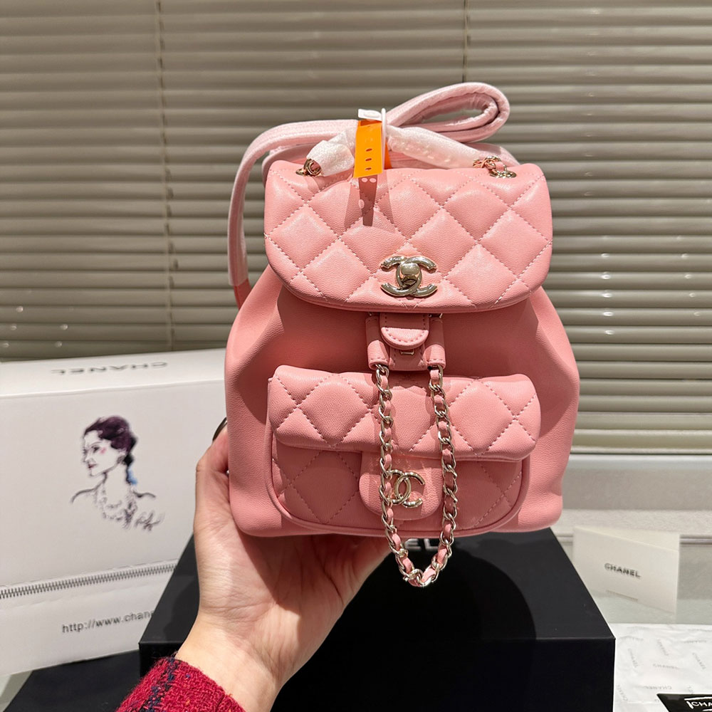 Chanel  Duma A Plaid Backpack  Bag1:1High-quality replica